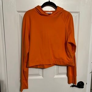 Orange Honey Punch Crop Hoodie